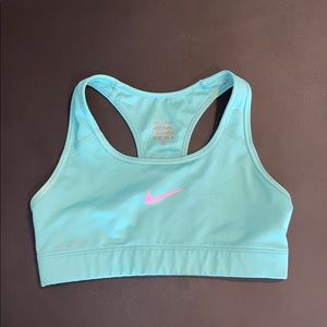 Woman’s Light Blue Nike Pro Sports Bra